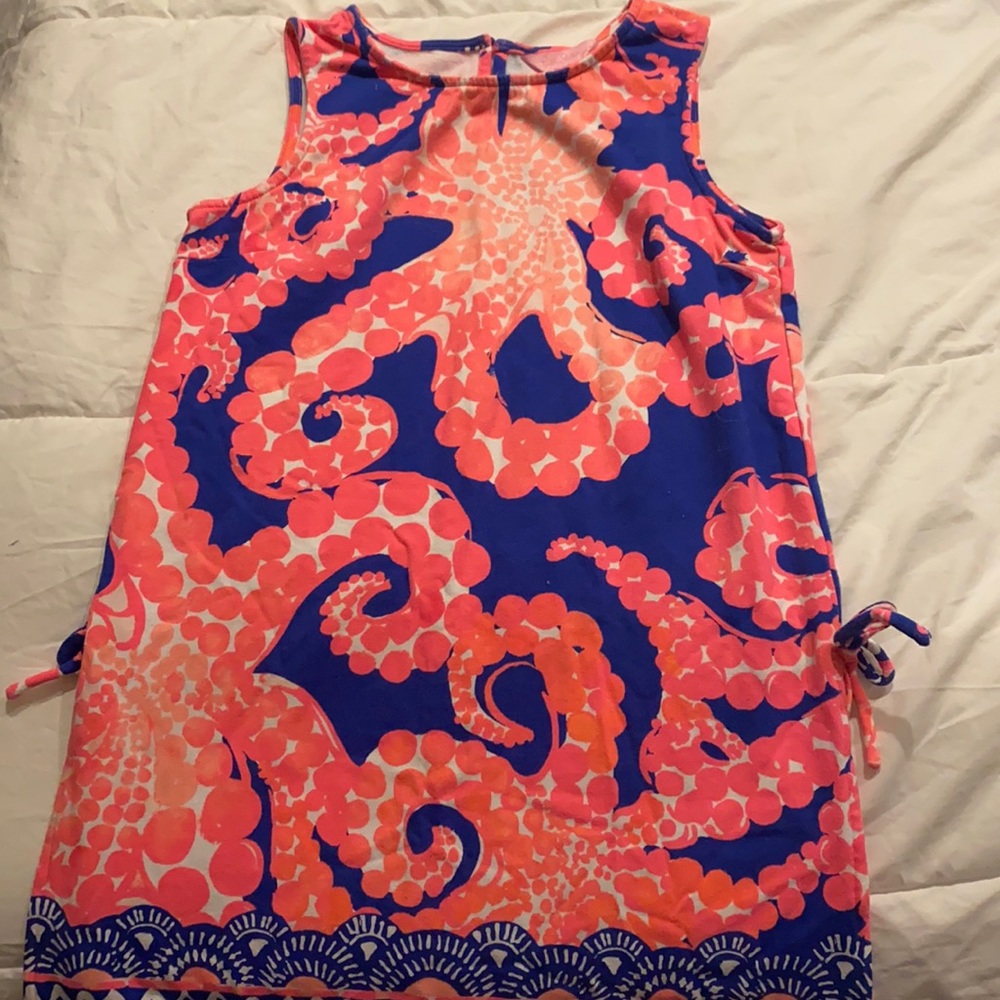 Lilly Pulitzer Dress with Bow Detail and Slit